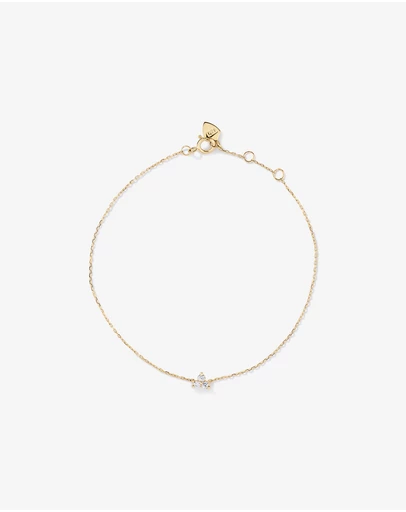Michael Hill - Bracelet With 0.08 Carat TW Diamonds in 10kt Yellow Gold