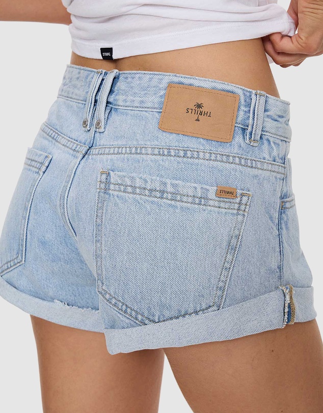 Thrills - Remi Rolled Low-Rise Baggy Shorts