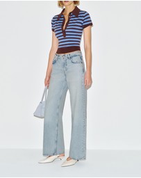 Reformation - Bentley Cotton Polo Sweater