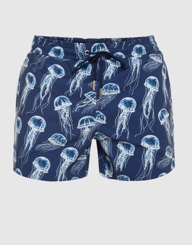 Tolu Australia - Boardshorts with Blue Jellyfish