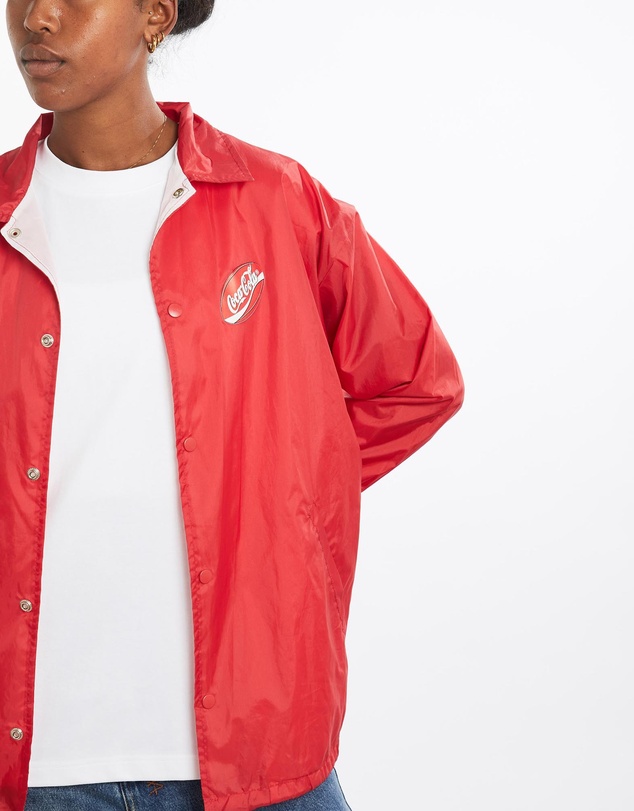 Vintage by The Real Deal - Pre Loved - Vintage 90s Coca Cola Coaches Jacket