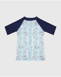Aqua Blu Kids - Mariner Short Sleeve Rash Vest - Babies