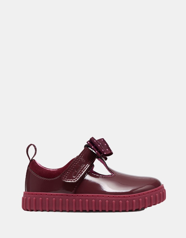 Clarks - Cove Bow (T) Burgundy