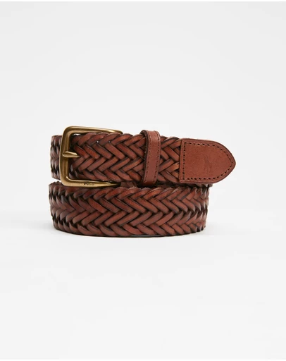 Polo Ralph Lauren - Braided Calfskin Belt