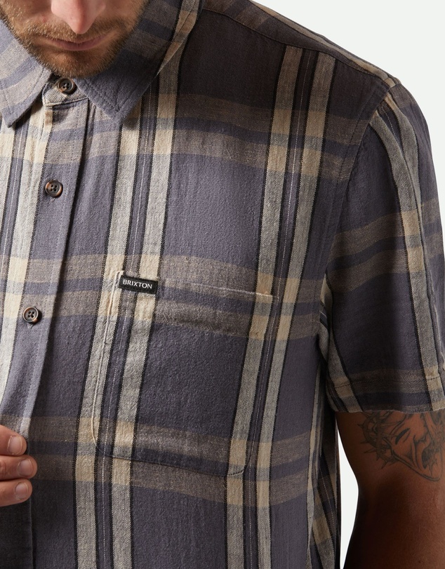 Brixton - Charter Linen Blend Short Sleeve Shirt