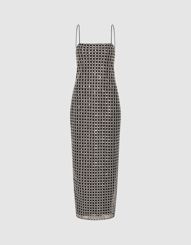 ROTATE - Beaded Maxi Slip Dress
