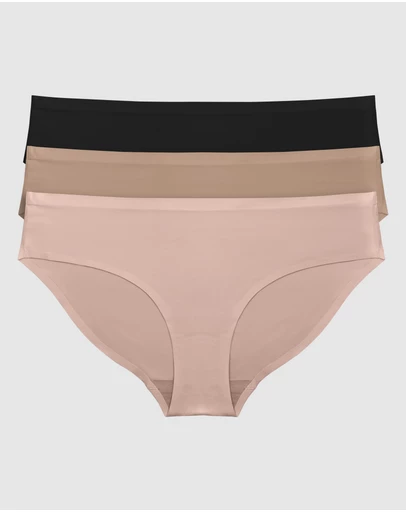 Parfait - 3 Pack Seamless Low-Rise Hipster Brief