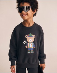 Huxbaby - Motorsport Hux Panel Sweatshirt - Babies-Kids