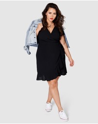 Sunday In The City - My Wave Wrap Dress