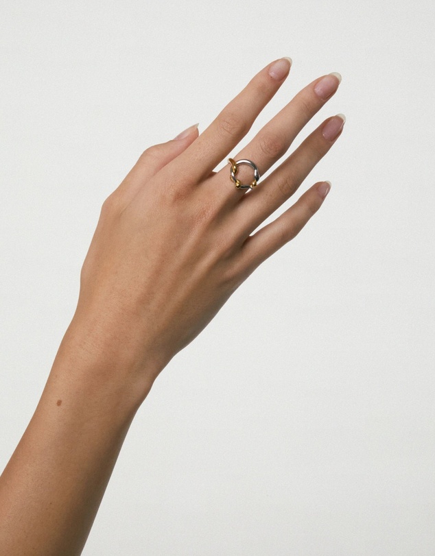Graedance - Jormun Two Tone Hollow Ring