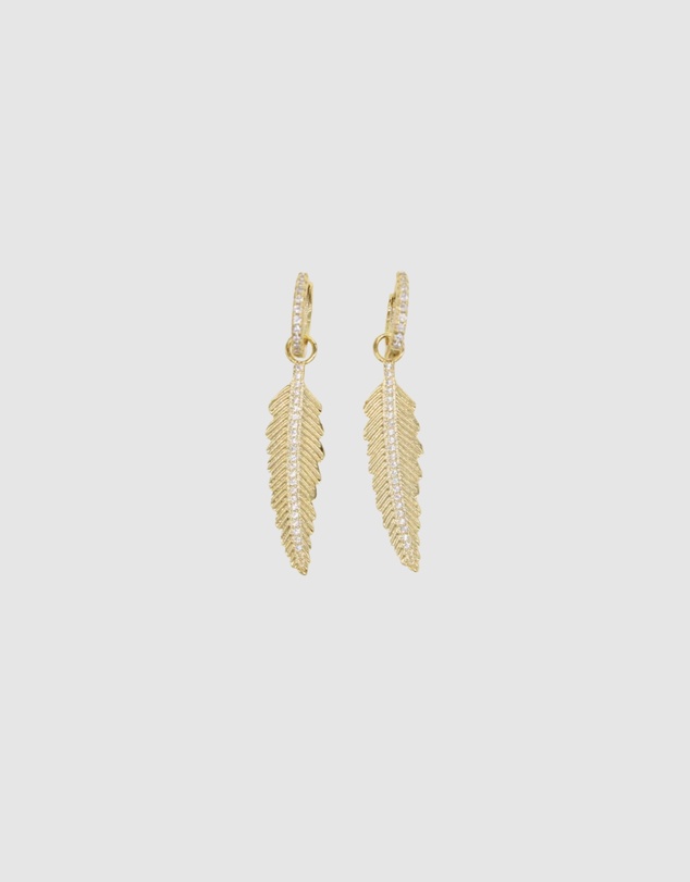 Chuchka - Feather Earrings