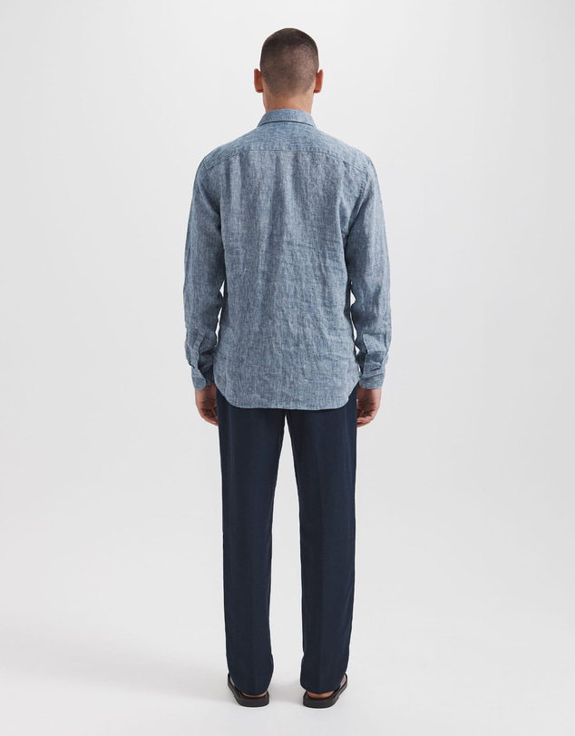 SABA - Anderson Classic Yarn Dyed Linen Shirt