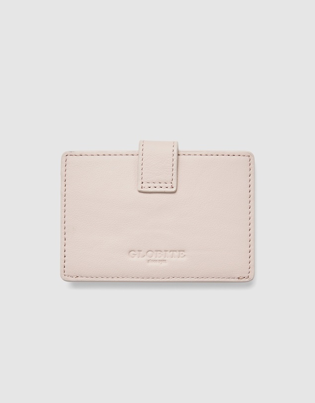 Globite - Leather RFID Card Holder Snap Button