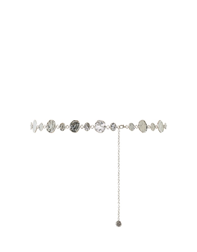 City Chic - Plus size Cali Chain Belt - silver