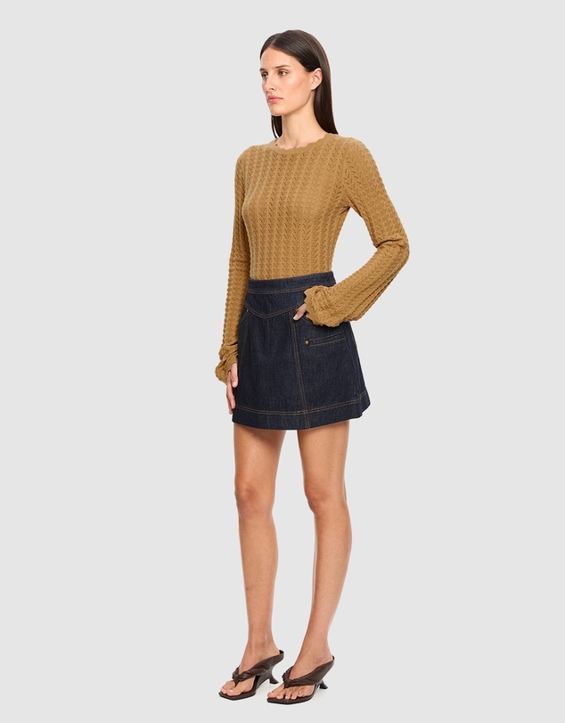 KIVARI - Immy Denim Mini Skirt