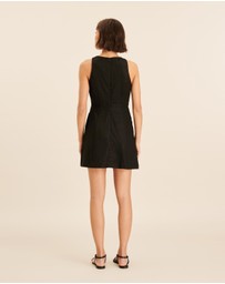 AERE - Harlow Linen A Line Mini Dress
