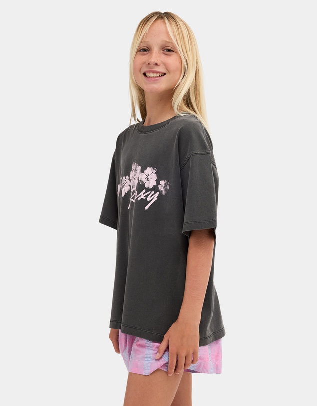 Roxy - Girls 8 to 16 Flower Chain T-Shirt