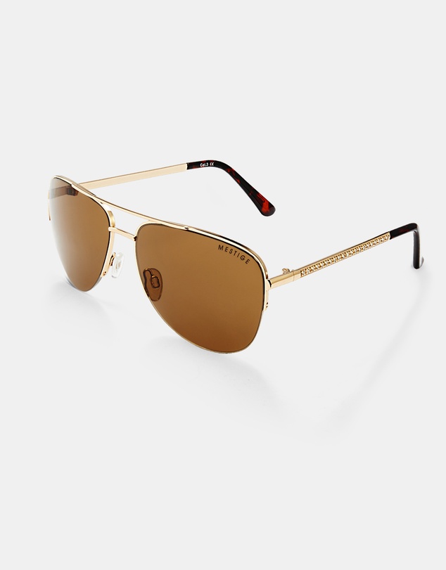 Mestige - Wanderlust Sunglasses embellished with crystals from Swarovski® - Gold