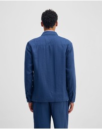 Oxford - Adem Linen Zip Bomber