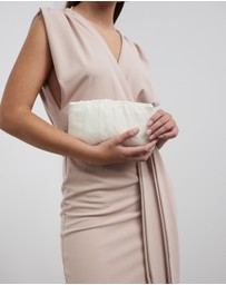 Loeffler Randall - Brit Plissé-Organza Clutch