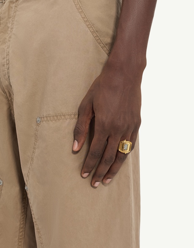 TIMEX - Timex x MM6 T80 Gold-Tone Ring Watch