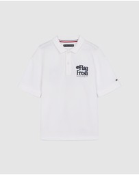 Tommy Hilfiger - Regular Back Slogan Polo Shirt - Kids
