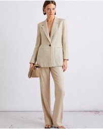 Marella - Sandy Linen Blazer