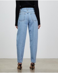 Minima Esenciales - Osa High-Rise Barrel Leg Jeans