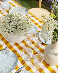 Basil Bangs - Indoor Outdoor Tablecloth