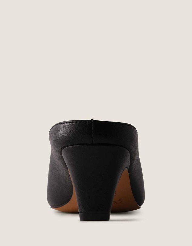 Shelly Shen - Cosmo Low Heels Black Leather