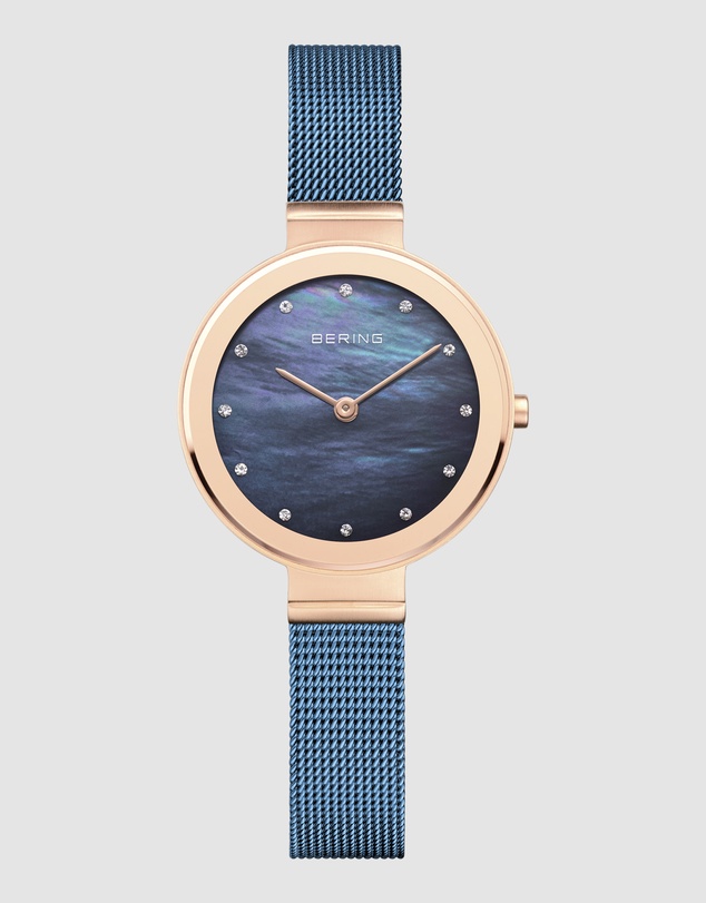 Bering - Classic 28mm Blue Watch