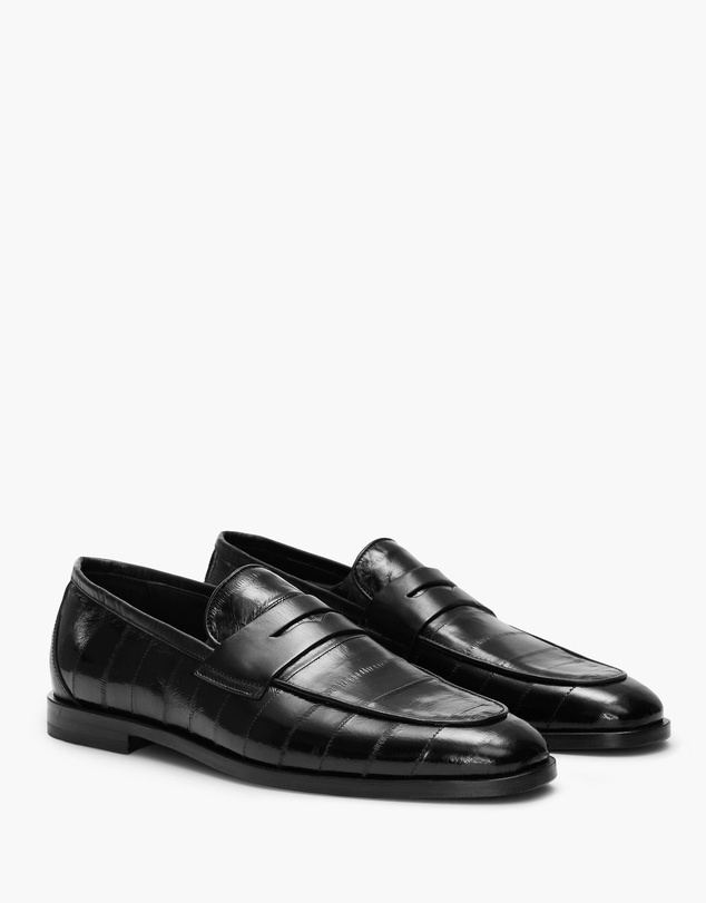 Aquila - D'ORO Collection - Caine Eel Penny Loafers