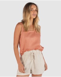 CAMIXA - Tanya Tank Linen Top