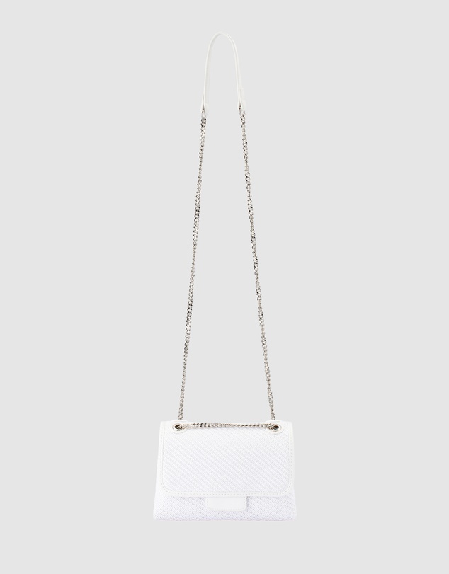 Olga Berg - Alexa Woven Shoulder Bag