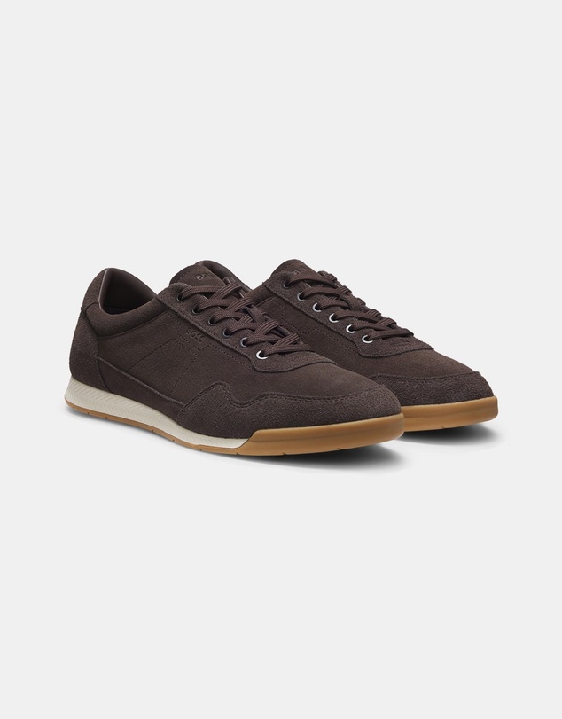 BOSS - Nitan Low Profile Suede Trainers