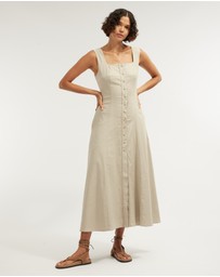 Amelius - Lucie Buttoned Midi Dress