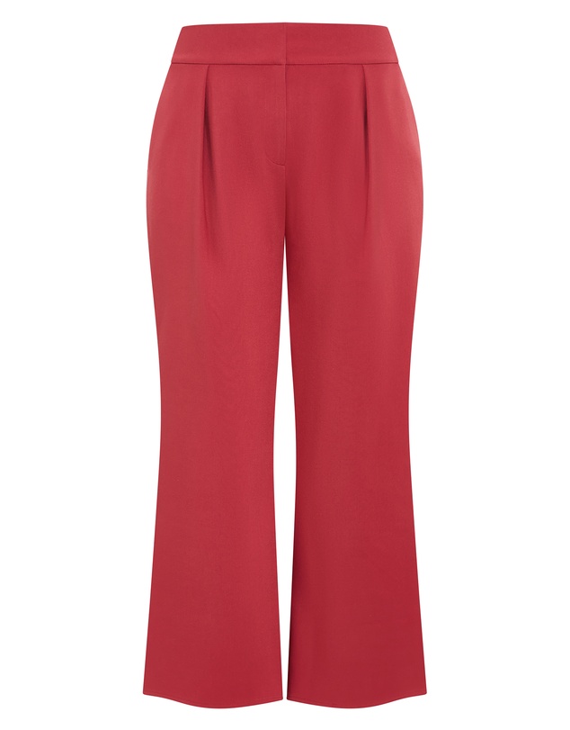 City Chic - Plus Size Tori Wide Leg Pant - sienna