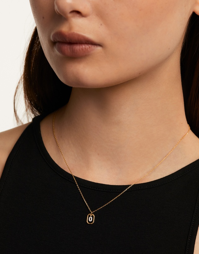PDPAOLA - Mini Letter O Gold Necklace