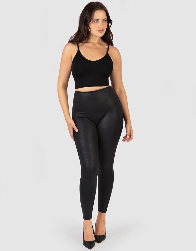 B Free Intimate Apparel - Faux Leather Leggings