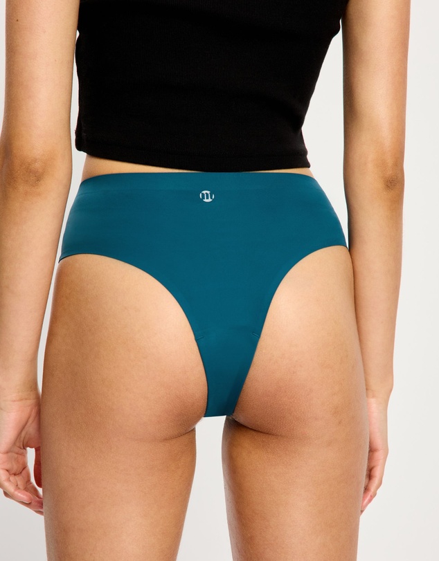Modibodi - Seamfree Hi Waist Cheeky Period Underwear Moderate Absorbency