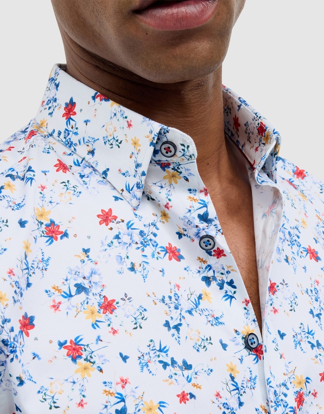 Politix - Fusion Floral Long Sleeve Shirt
