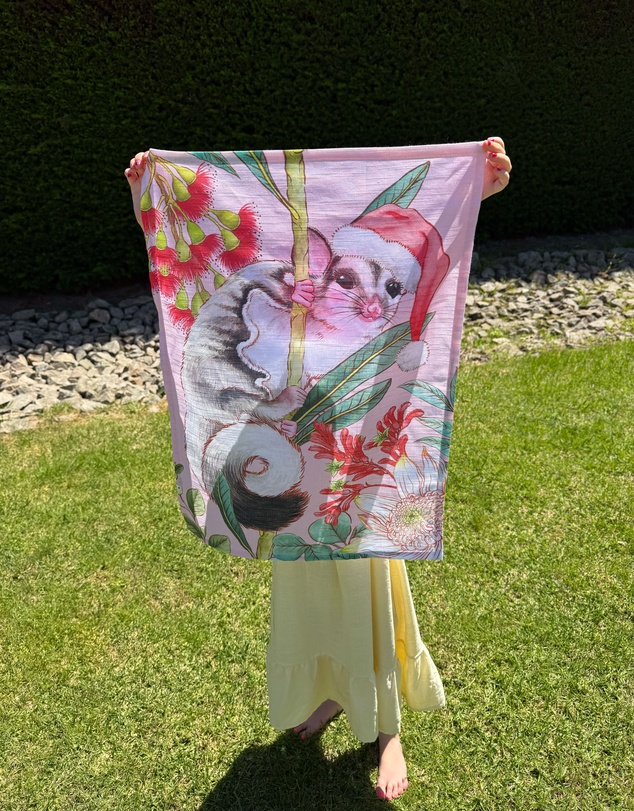 Linen House - Bush Christmas Possum Tea Towel