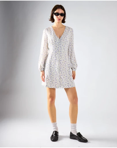 Glamorous - V-Neck Mini-Dress