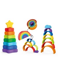 Bright Child - Rainbow Stacking Towers