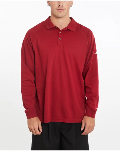 Vintage by The Real Deal - Pre Loved - Vintage Adidas Long Sleeve Polo Shirt