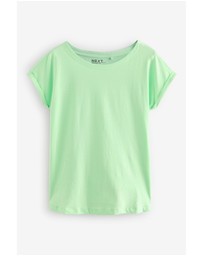 NEXT - Round Neck Cap Sleeve 100% Cotton T-Shirt