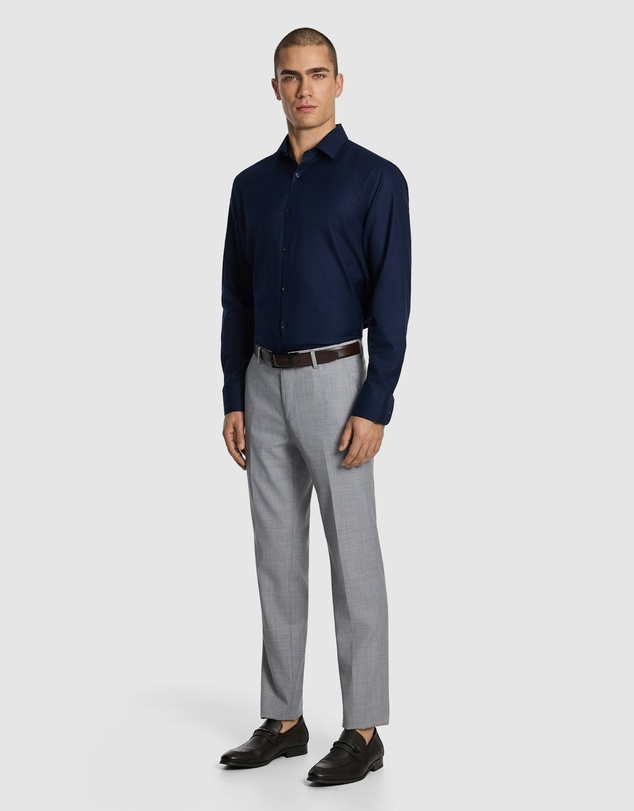 yd. - Monaco Pure Cotton Textured Dress Shirt