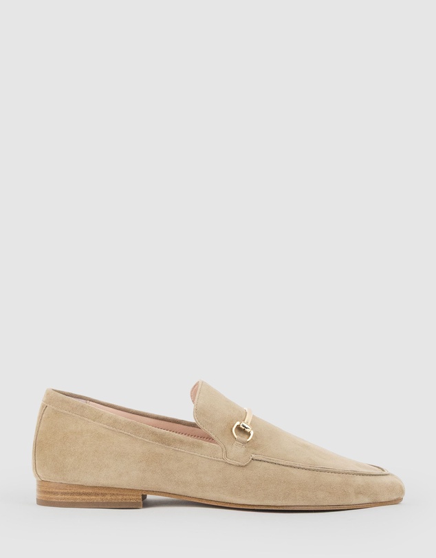 Edward Meller - GARNET Moccasin with Bar Trim