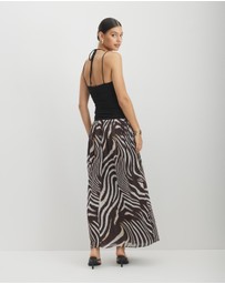 AERE - Katriel Resin Trim Maxi Dress