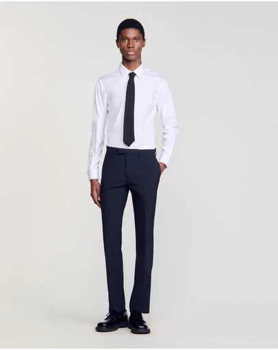 Sandro - Formal Destructure Wool Stretch Pants